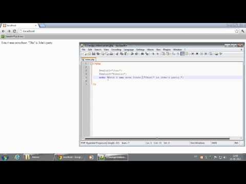 021 Utilização do echo para apresentação de strings