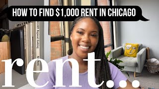 How I Found My 700sq. ft Apartment in CHICAGO (Under $1,000) | How to Find Cheap Rent in Chicago!