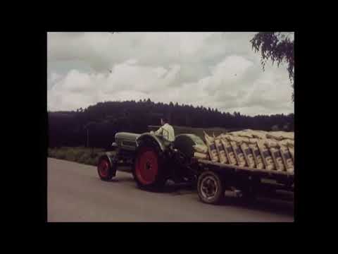 Fendt Werbefilm 60er Jahre (Teil 9) Favorit 3 zieht zwei Wägen