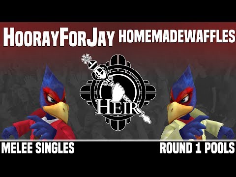 Heir 4 - HoorayForJay (Falco) vs homemadewaffles (Falco) - MELEE SINGLES - ROUND 1 POOLS