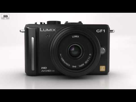 Panasonic Lumix DMC-GF1 Black 3D model by 3DModels.org