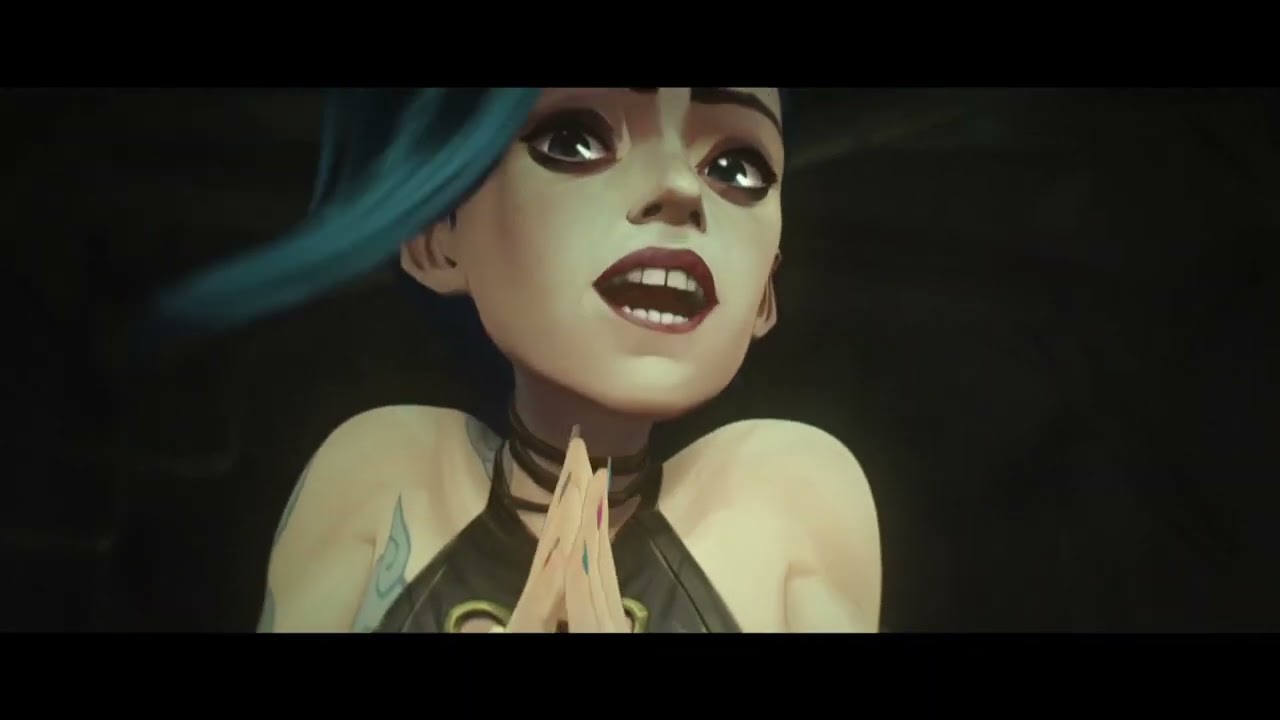 jinx hair physics compilation