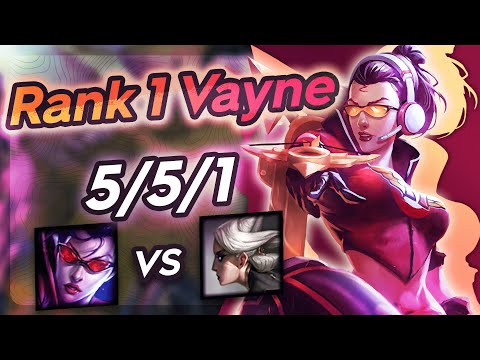 Vayne Vs Camille - Challenger Gameplay Rank 1 Vayne