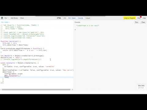 32 Conceitos de Javascript - Object.create()