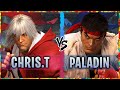 SF6 ▰ Ken ( Chris Tatarian  ) Vs. Ryu ( Paladin )『 Street Fighter 6 』