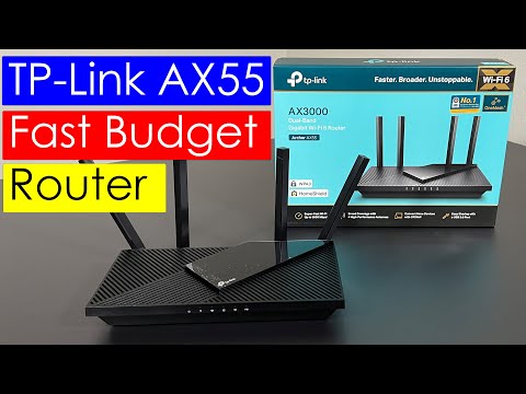 TP-Link Dual-Band AX3000 Wi-Fi 6 Router Archer AX55 | Wireless Gigabit Internet Router for Home | EasyMesh Compatible | VPN Clients & Server | HomeShield, OFDMA, MU-MIMO | USB 3.0 | Secure by Design video review thumbnail