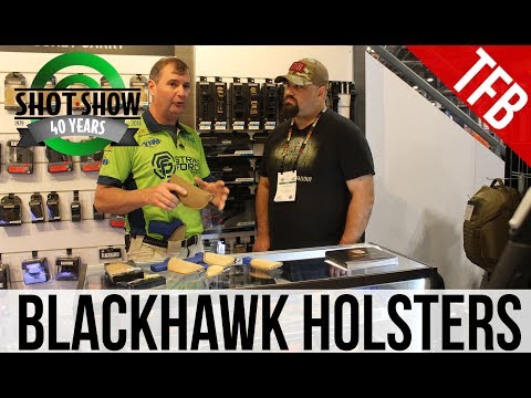 [SHOT 2018]: Todd Jarrett with the tip of the day and Blackhawk! holsters