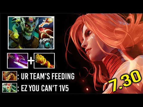 1v5 Team Feed Non-Stop Gank Mid Machine Gun Lina vs Rapier Dusa Epic Comeback Insta Karma WTF Dota 2