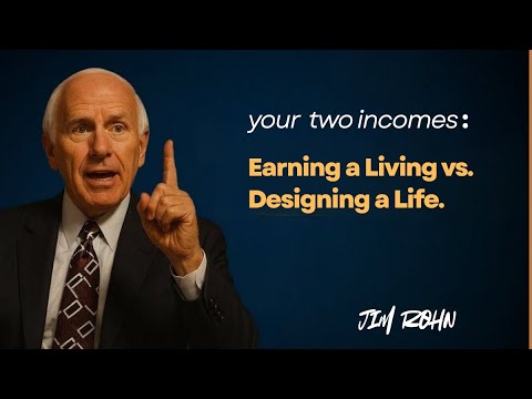 Your Two Incomes: Earning a Living vs. Designing a Life (Jim Rohn Philosophy)