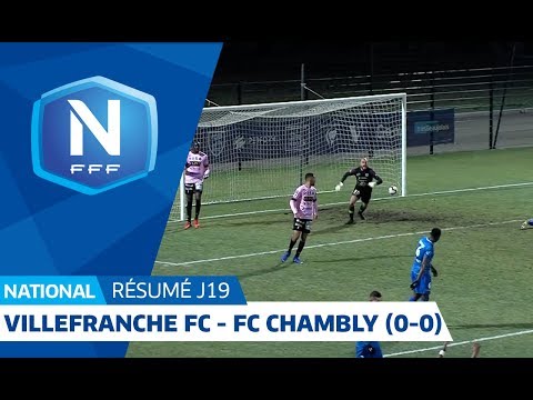 J19 : FC Villefranche B. - FC Chambly Oise (0-0), le résumé I National FFF 2018-2019