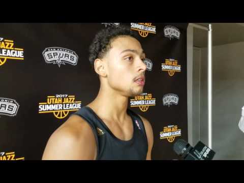 Bryn Forbes Utah Summer League Post Game vs 76ers 7-6-17