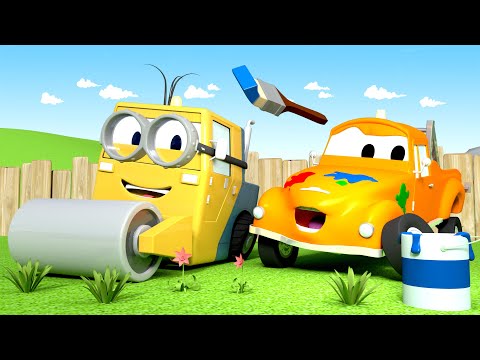 Steve je Malac Tomova Lakirnica u Auto Gradu 🎨 Crtići za djecu