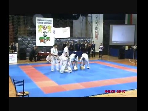 National Cup PLOVDIV for cadets 2010 - Sensei Dimitrov and Sensei Popov demonstration
