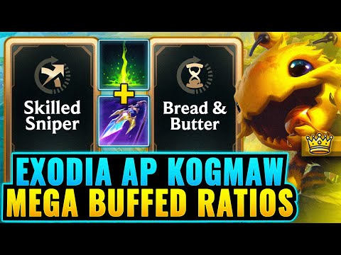 1800 Range Artillery Kog'Maw: Mega Buffed AP Ratios with Skilled Sniper | League Arena Gameplay