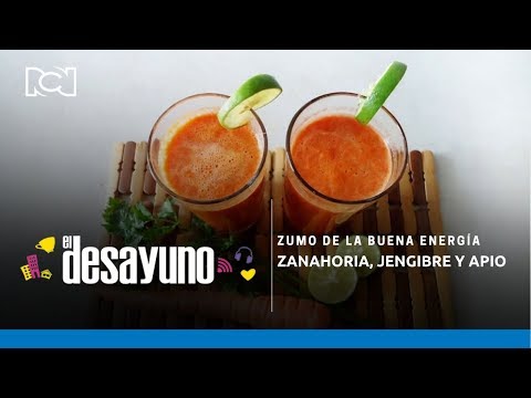 El Desayuno | Zumo de la buena energía zanahoria, jengibre y apio