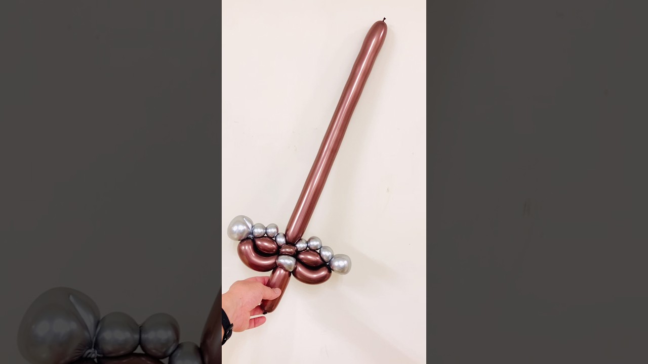 Cool sword ⚔️ balloon art Kanesan #安心 #安全 #バルーンアートかねさん