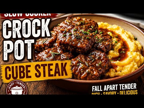 The Best Slow Cooker Cube Steak & Gravy You’ll Ever Make