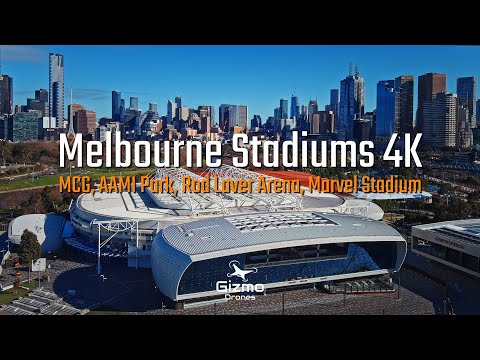 Melbourne - City of Stadiums - Australia 4K - Autel Evo 2 Pro drone footage