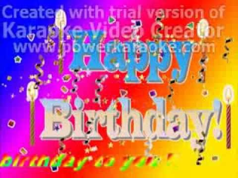 Happy birthday to you remix karaoke