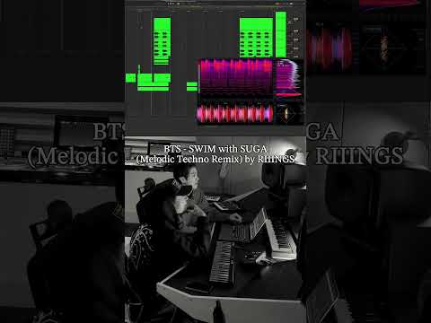 BTS - SWIM with SUGA(Melodic Techno Remix by RIIINGS #bts #arirang #swim #remix