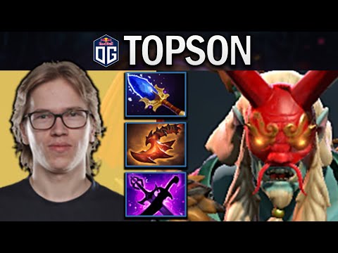 THE ONLY PRO TO USE GRIMSTROKE AS MID - OG.TOPSON - DOTA 2 7.30 PRO GAMEPLAY