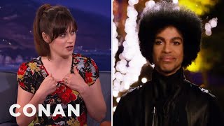 When Prince Nixed The Kardashians, &quot;New Girl&quot; Execs Built A Bonfire  - CONAN on TBS