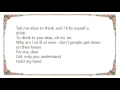 Humble Pie - Only You Can See Lyrics