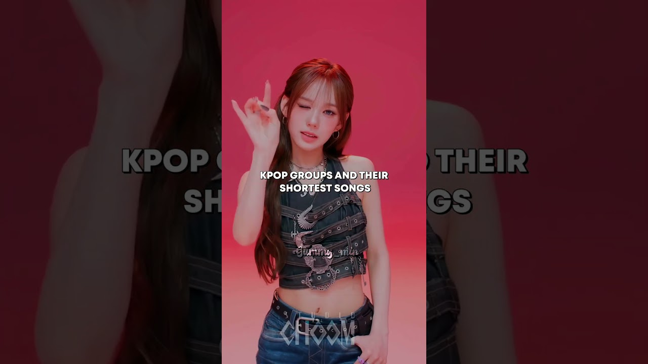k-pop groups and their shortest songs #kpop #viral #viralshorts