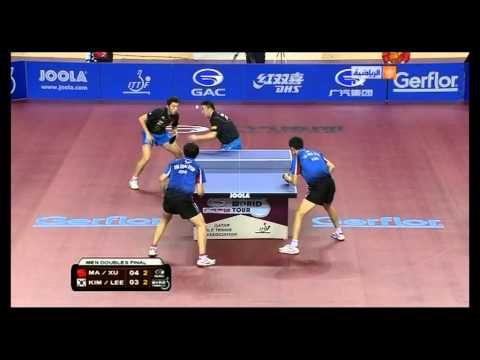 2012 Qatar Open - Ma Lin / Xu Xin CHN vs Dong Hyun / Lee Jung Woo KOR