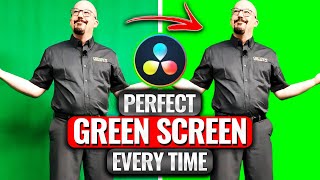 Perfect Green Screen: Flawless Chroma Key in DaVinci Resolve
