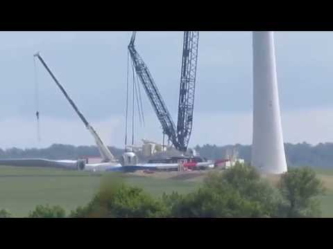 Windenergieanlage Portenhagen-Lüthorst im Bau 2014-06-14 001