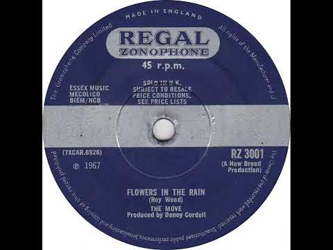 UK New Entry 1967 (225) The Move - Flowers In The Rain