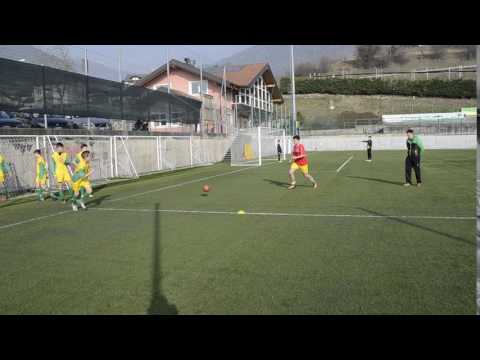 Telve - Ortigaralefre Giovanissimi 2017: riscaldamento pregara 2