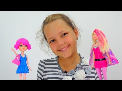Подружка Настя - Барби-стилист. Видео для детей