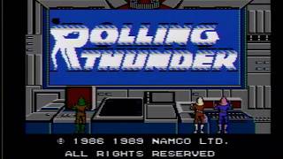 Rolling Thunder ローリングサンダ Famicom Namco 163 Expansion Audio Orig. Hardware Partial Soundtrack