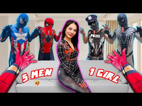 This SPIDER-GIRL hides from me and loves someone else💞(Parkour POV Love Story In Real Life)