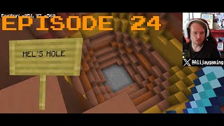 AliJay's Minecraft Adventure: Episode 24: Discovering Mels Hole