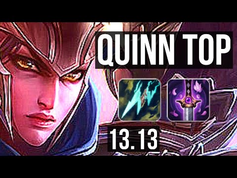QUINN vs LUCIAN (TOP) | Rank 3 Quinn, 2.8M mastery, 1300+ games, Legendary | EUW Grandmaster | 13.13
