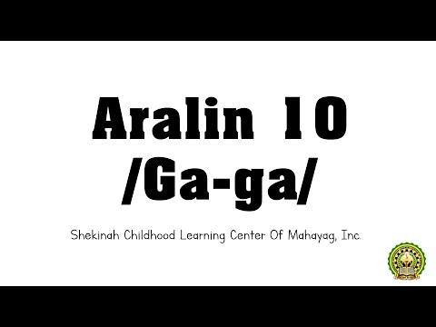 Kinder-2 March Gabay sa Pagbasa Aralin 10 Ga ga