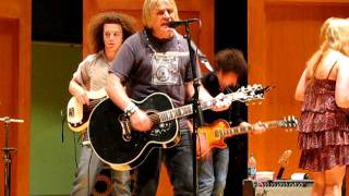 Mike Peters (Rehearsal with School of Rock Allstars) - Kean University, NJ 9/14/11
