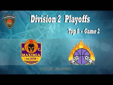 Atlasbasket Playoffs - Division 2 - Top8_G2 - MAXIMIA vs INDIANA PAGERS 42-48