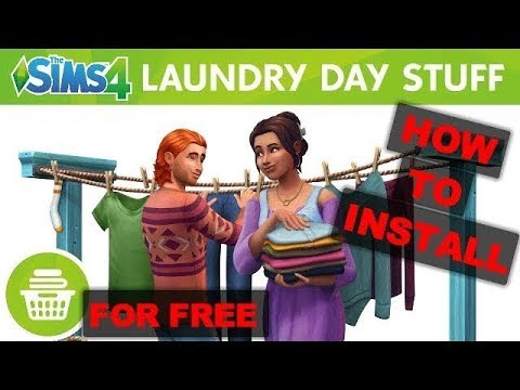 HOW TO DOWNLOAD THE SIMS 4 LAUNDRY DAY STUFF FOR FREE | KarmaTastic