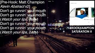 BROCKHAMPTON - QUEER - Lyrics [HD&amp;HQ]