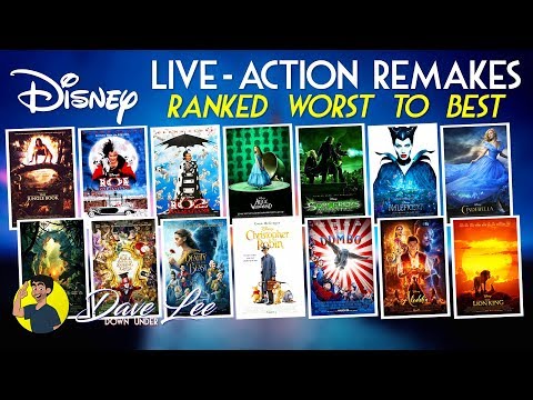 DISNEY LIVE-ACTION REMAKES - All 14 Movies Ranked Worst to Best (Including THE LION KING)