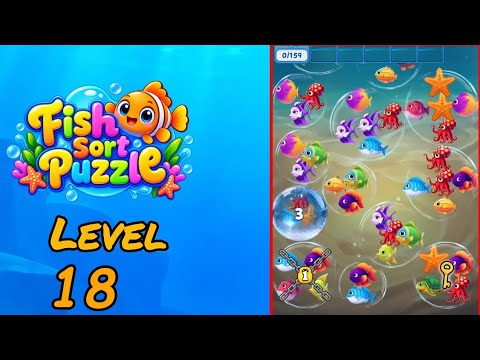 Fish Sort Puzzle Level 18 Walkthrough thumbnail
