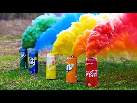 Making Colored Smoke from Basic Materials Video