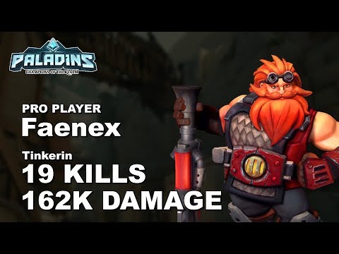 Faenex Barik 19KILLS 162K DAMAGE!! Paladins Pro (NAVI) Ranked Gameplay 1440p