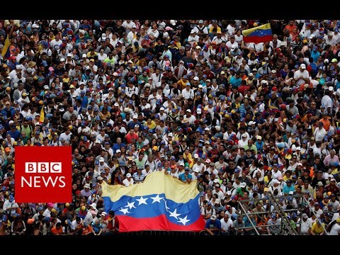 Venezuela protests: 'Four dead' ahead of mass protest - BBC News Video