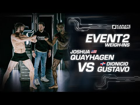 Karate Combat: Season 3 Event Two - Weigh-Ins