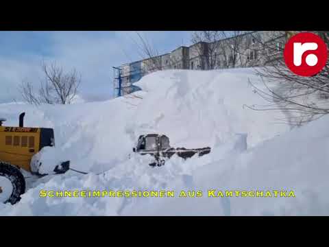 Schneeimpressionen aus Kamtschatka